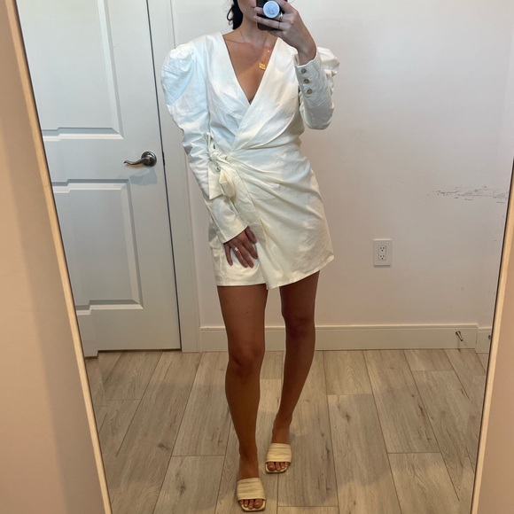 NWT LPA Revolve Linen Dress - Picture 12 of 16